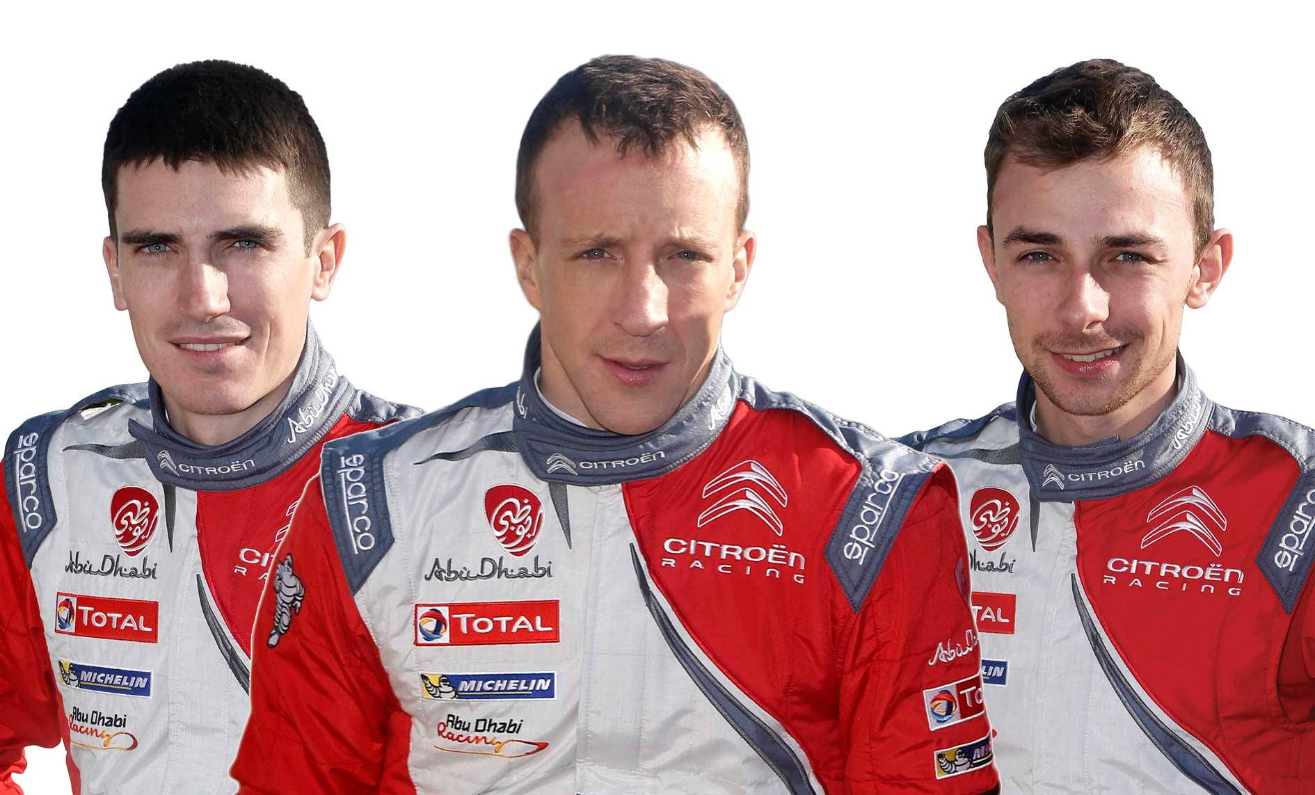 lineup citroen wrc 2017