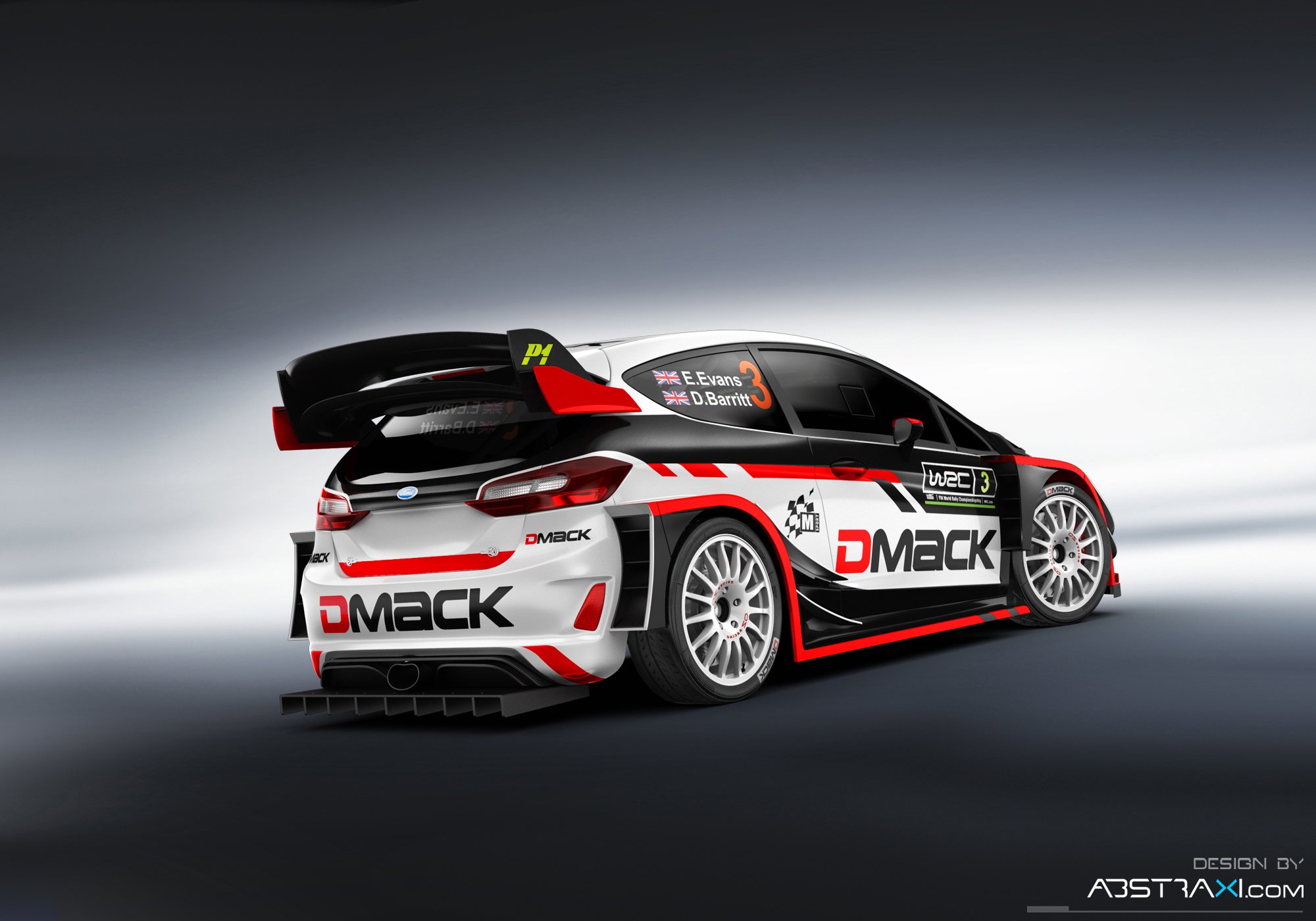 livery evans fordfiesta WRC dmack 2017