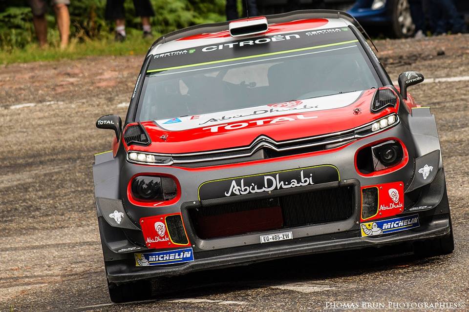 Test Loeb Citroen c3 Wrc 2017