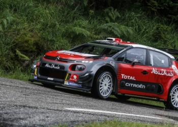 Loeb test citroen C3 Wrc 2017