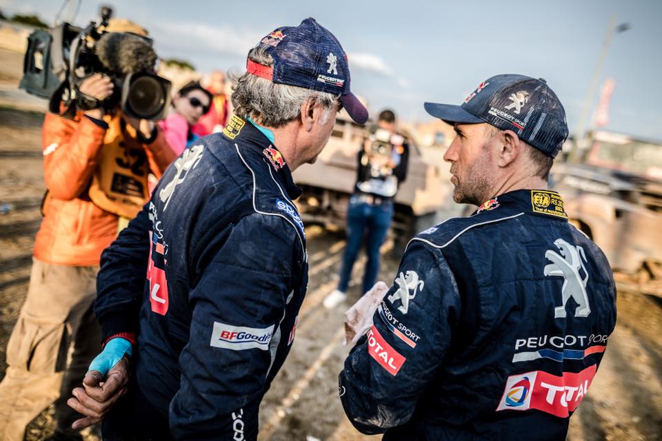 Sainz peterhansel dakar 2018