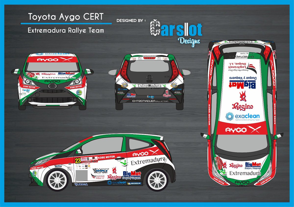 decoracion extremadurarally team 2018