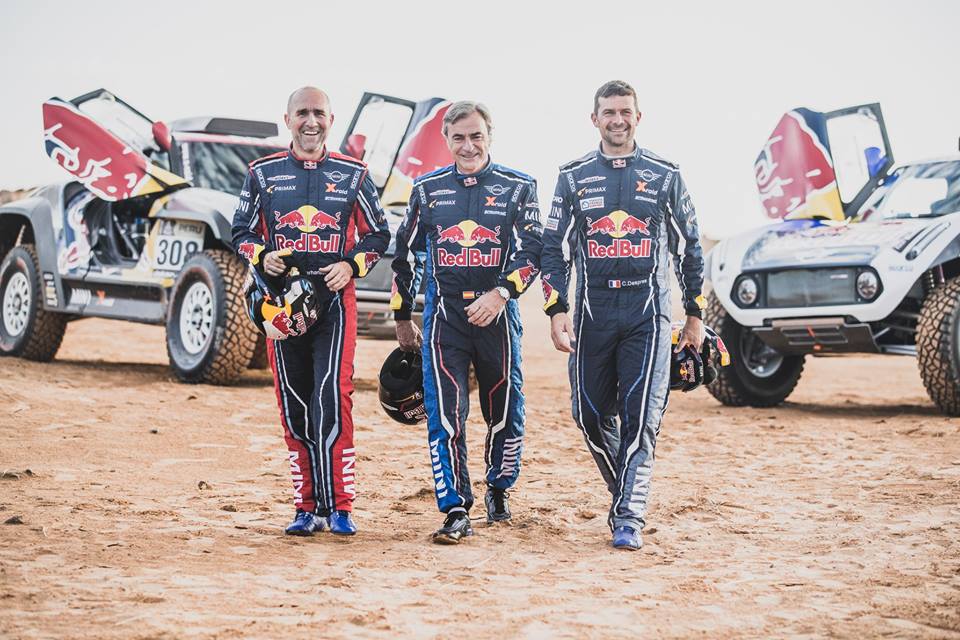 Peterhansel Sainz Despres Mini 2018