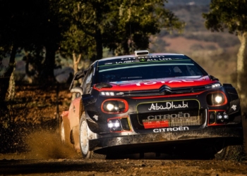 Test Ogier Citroen c3 WRC 2018