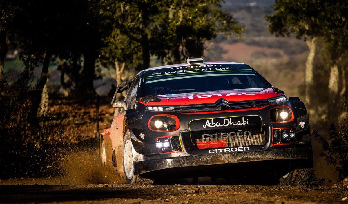 Test Ogier Citroen c3 WRC 2018