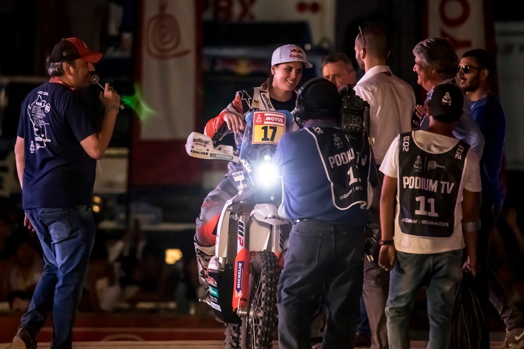 LaiaSanz Salida Dakar 2019