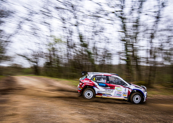 04 FRANCESCHI Jean Baptiste, BAUD Lucie, Skoda Fabia Rally2, action during the Rallye Terre des Causses 2023, 1st round of the Championnat de France des rallyes Terre 2023, from April 1 to 2, 2023 in Capdenac, France - Photo Bastien Roux / DPPI